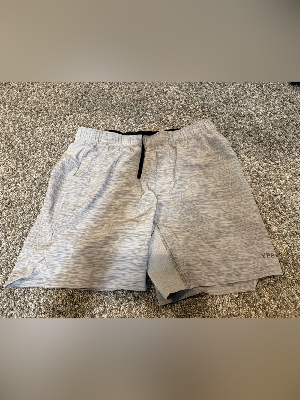 Men's Athletic Heather Gray Performance Shorts